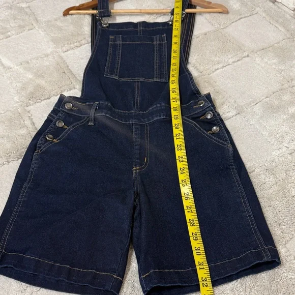 KanCan Navy Blue Denim XS Overalls - Picture 5 of 9